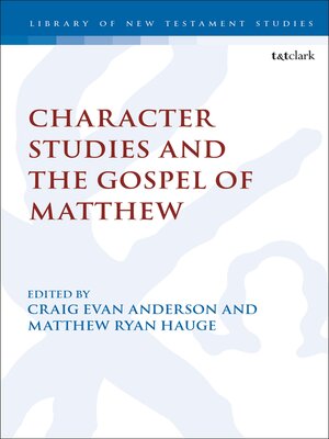 cover image of Character Studies in the Gospel of Matthew